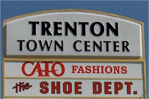 Trenton Town Center signage
